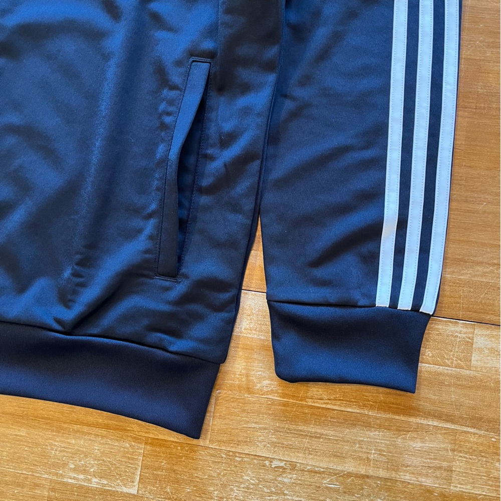ADIDAS Women's Essentials Navy Blue 3-Stripes Track Suit - Picture 5 of 10